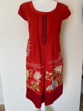 Anthropologie Floreat dress with Embroidery